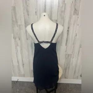 Navy blue dress Blue Size L thumbnail 5