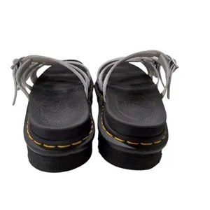 Dr Martens Blaire Slide White Black Platform Sandals Womens 10 Docs Summer thumbnail 5