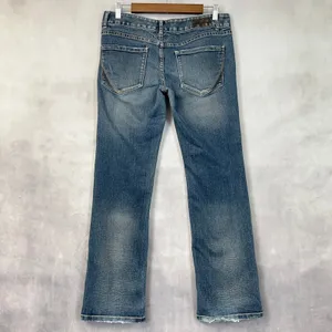 Converse One Star Trinity Boot Jeans Women 30 Low‎ Rise Y2K Indie Grunge Western thumbnail 2