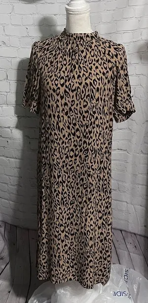 Anthropologie Dress - Brown Cheetah - XS thumbnail 1