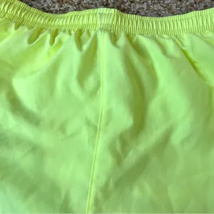 Nike Dri-Fit Tempo 3” High Rise Neon Yellow and Red Track Running Shorts Size XS thumbnail 9