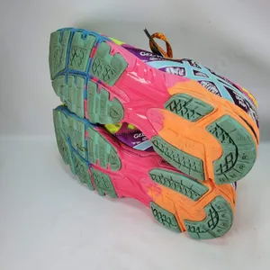 ASICS Gel-Noosa Tri 9 Running Shoes Women 6 Multicolor Neon T458N Retro Rare thumbnail 8