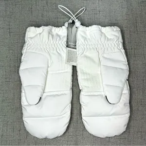 Lululemon Wunder Puff Down Mittens White Unisex Large XL NWT thumbnail 4