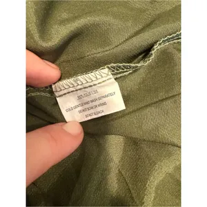 Angel Biba Size 8 Olive Floral Halter Mini Dress Boho Fit & Flare thumbnail 4