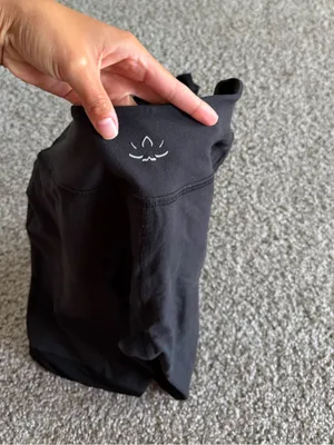 Beyond Yoga Black High-Rise Ruched Leggings Leg Warmer Ballet thumbnail 6