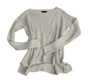 American Eagle Outfitters Cream Cable Knit Sweater Long Sleeve XS‎ thumbnail 1
