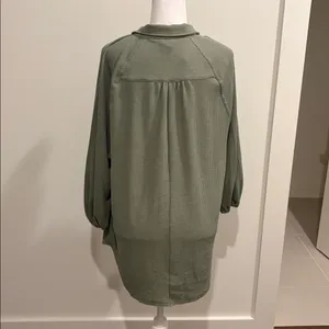 NWT Entro Waffle Weave Front Pocket Shirt Sz M thumbnail 4