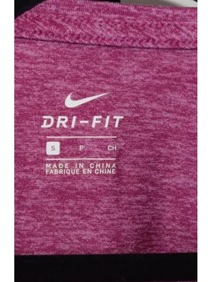 Nike Dri-Fit Pink Heather Athletic T-Shirt Size Small Short Sleeve thumbnail 3