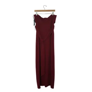 Lulus XL Own Night Berry Pink‎ Strapless Maxi Modern Evening Dress Sophisticated thumbnail 6
