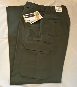 Elbeco Tek3 Womens Size 14 Regular Rise Uniform Cargo Pants Olive Green E9619LCN thumbnail 1