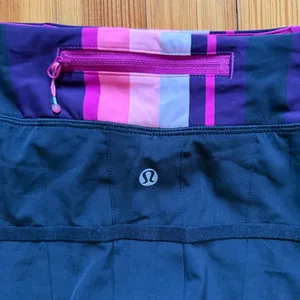 Lululemon Run: Pace Setter Skirt (Tall) in Black / Assorted Stripe Bleached Cora thumbnail 6