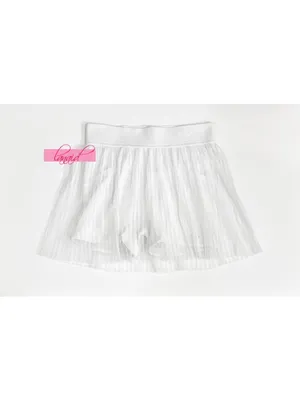 Alo Mesh Flirty Tennis Skirt White Sheer Transparent See-Through Pleated Skort thumbnail 12