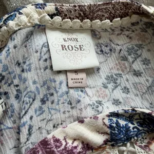 Knox Rose Patchwork Boho Tiered Lace Dress Size S thumbnail 7