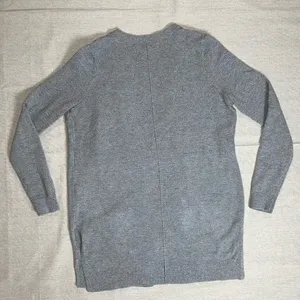 Abercrombie & Fitch | Gray Open Front Longline Cardigan | Medium thumbnail 2