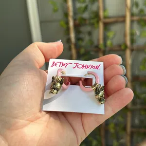 Betsy’s Johnson Frenchie Huggie Earrings thumbnail 2