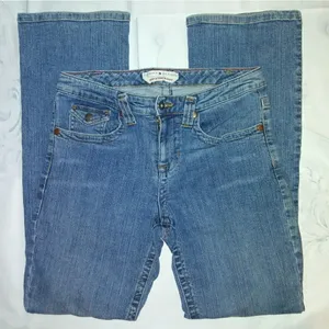 Tommy‎ Hilfiger Hipster Boot Denim Jeans Size 6 thumbnail 1