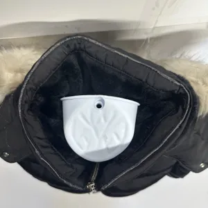 Zara Woman Black Down Puffer Jacket Polyester Womans LARGE Fleece Lining thumbnail 16