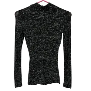 Newport Starry Night Mock Neck Long Sleeve Lightweight Bodycon Nylon Top Small thumbnail 7