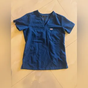 Figs XXS technical Catarina Scrub Top Dark Harbor V-Neck Womens blue thumbnail 8