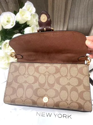 Coach Kleo Top Handle In Signature CanvasC8516 thumbnail 7