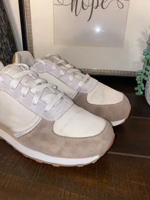 J. Crew Women's Suede Trainer Walking Sneakers Size 8 thumbnail 3