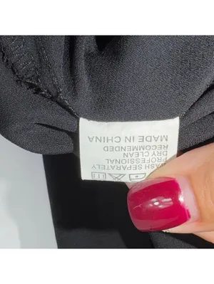 VLD Black Sleeveless High Low Tunic Blouse Large thumbnail 7