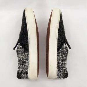 Vans Classic Slip On Sneakers in Black and White size 7 thumbnail 5