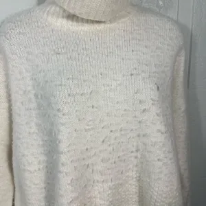 Madewell Sadler Turtleneck Ivory Sweater Size Medium NWOT thumbnail 5