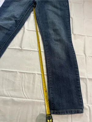 United Colors Of Benetton Dark Blue Straight Leg Jeans with Embellished Pockets thumbnail 2