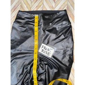 Offline Aerie Faux Liquid Leather Leggings Hi Rise‎ Black M Edgy Moto Vamp Sleek thumbnail 4