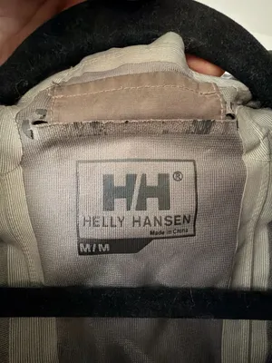 Brown & Pink Hooded Rain Jacket Size M Waterproof Shell Helly Hansen Ekolou thumbnail 2
