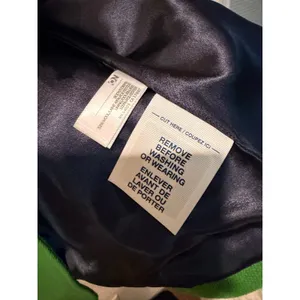 Old Navy Womens Pea Coat XS Green Wool Blend Double Breasted Pleated Puff Sleeve thumbnail 5
