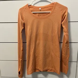Lululemon Creamscicle Pop Swiftly tech Long Sleeve thumbnail 3