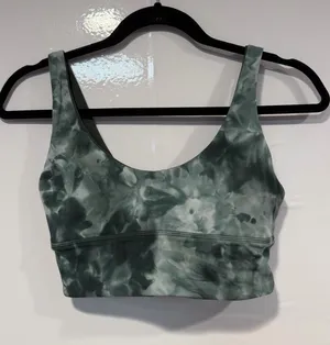Lululemon reversible align Tie-Dye Scoop Neck Bralette - Green thumbnail 1