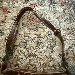 Myra Bag Canvas Leather Shoulder Bag Boho Southwestern Tote‎ Purse thumbnail 3