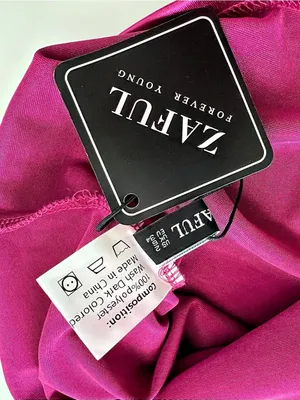 NWT ZAFUL Fuchsia Satin Cowl Neck Mini Dress Tie Waist Size 2 thumbnail 4