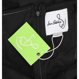NWT Sam Edelman Womens Strapless Bandeau Neck Feather Trim Jumpsuit Black 8 thumbnail 7