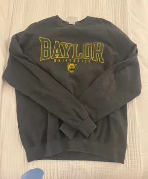 Dark Grey Baylor Crewneck thumbnail 1