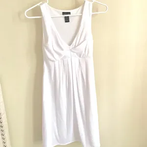 Wet Seal Whilte Sleeveless Short Dress Sz S thumbnail 2