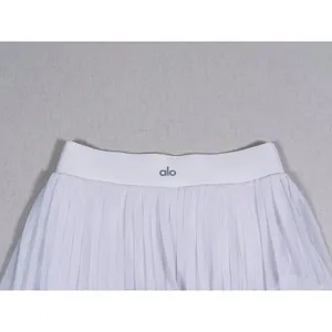 Alo Yoga Flirty Mesh Tennis Skort Size XXS White Pleated Pickleball Golf Sporty thumbnail 7