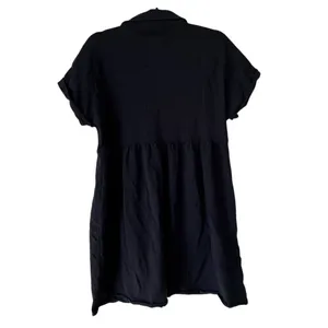 Tommy Hilfiger Navy Blue Polo Dress Large Cotton Babydoll Short Sleeve thumbnail 3