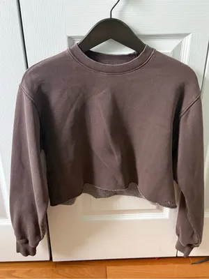 SET Aritzia Tna Cropped Perfect Fit Crewneck and Boyfriend Fit Joggers thumbnail 2