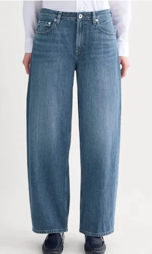 Everlane loose curve Jean, size 25 , organic cotton thumbnail 1