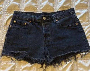 Levi Levi’s 501 Buttonfly Denim Jean Shorts thumbnail 1