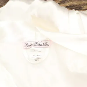 Linea Donatella Womens Bride Satin Wrap Robe BDS091 White XL thumbnail 5