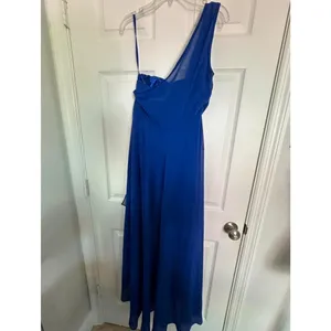 Ever-Pretty Cobalt Blue High-Low Chiffon Evening Gown, US 8 thumbnail 3