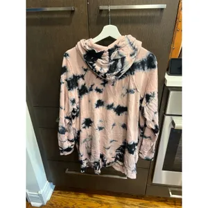 Torrid pink black Hoodie oversized size 1XL thumbnail 4