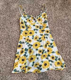 H&M Sunflower Dress thumbnail 1