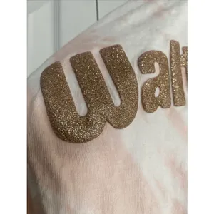 Disney Spirit Jersey Walt Disney World Womens XS Pink Tie Dye Glitter Logo Shirt thumbnail 4