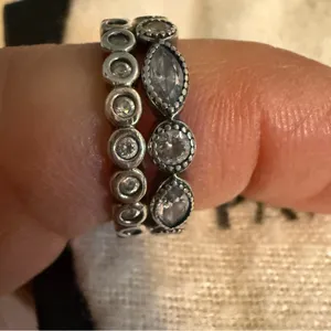 Pandora Alluring Brilliant Marquise Stackable Rings thumbnail 14
